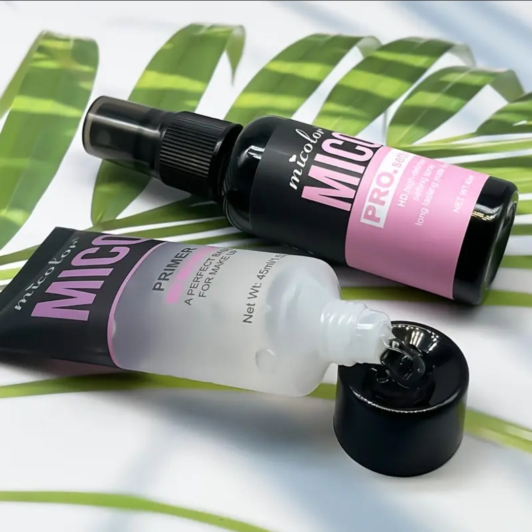 Makeup Primer set 2pcs makeup Primer and setting spray