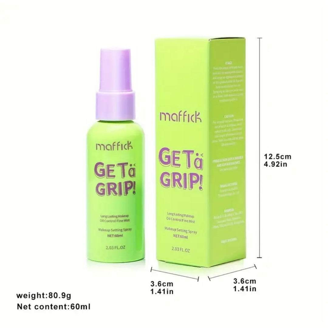 Get a Grip makeup setting spray mask proof makeup