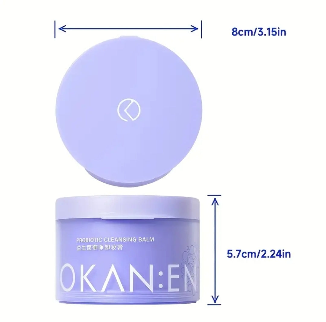 Gentle probiotic cleansing balm, makeup remover