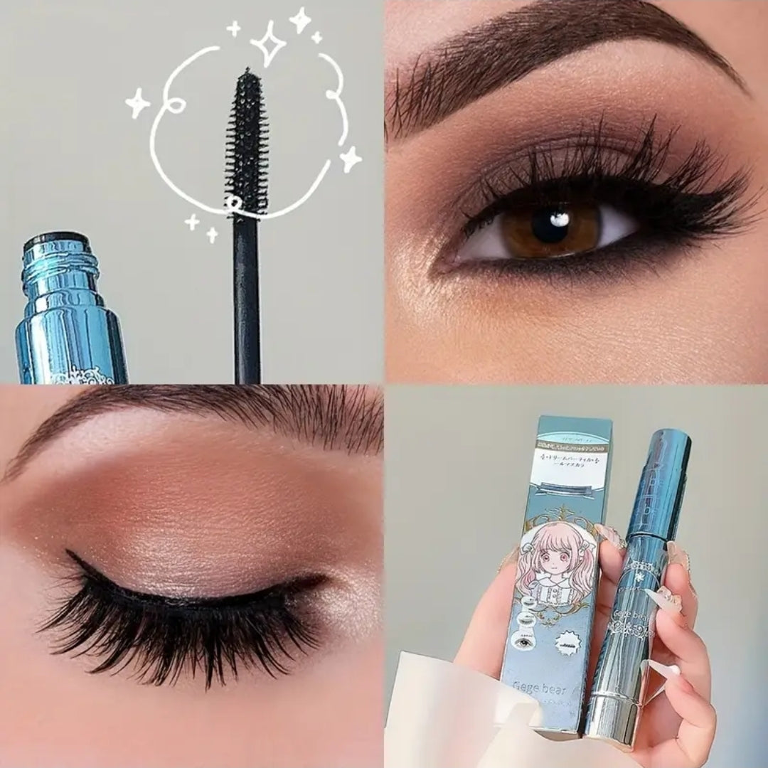 Natural curling mascara waterproof lightweight fiber lengthening volumizing smudge proof
