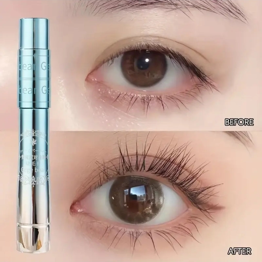 Natural curling mascara waterproof lightweight fiber lengthening volumizing smudge proof