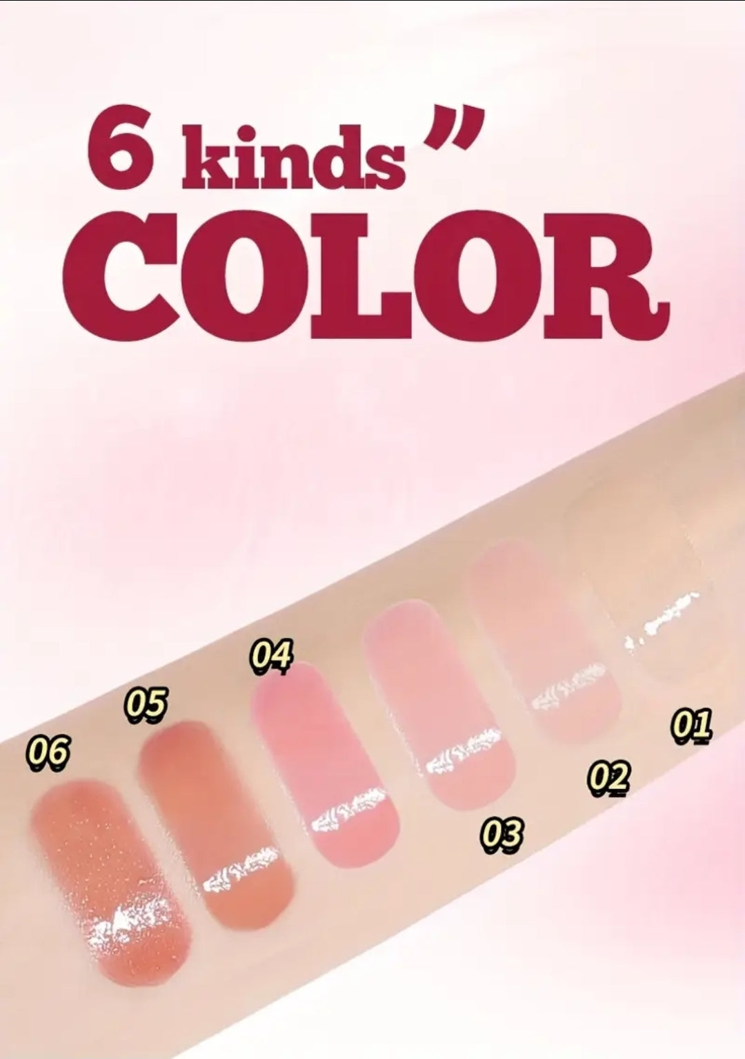 Glazed lipstick balm set moisturizing lip balm tinted lip gloss lip oil