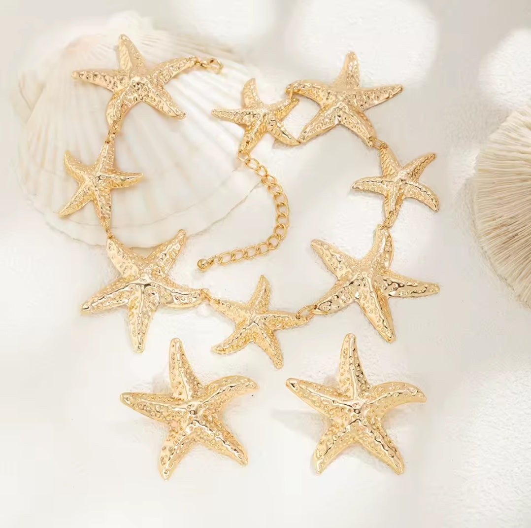 Seastarr necklace earrings set fashion accessories jewelry