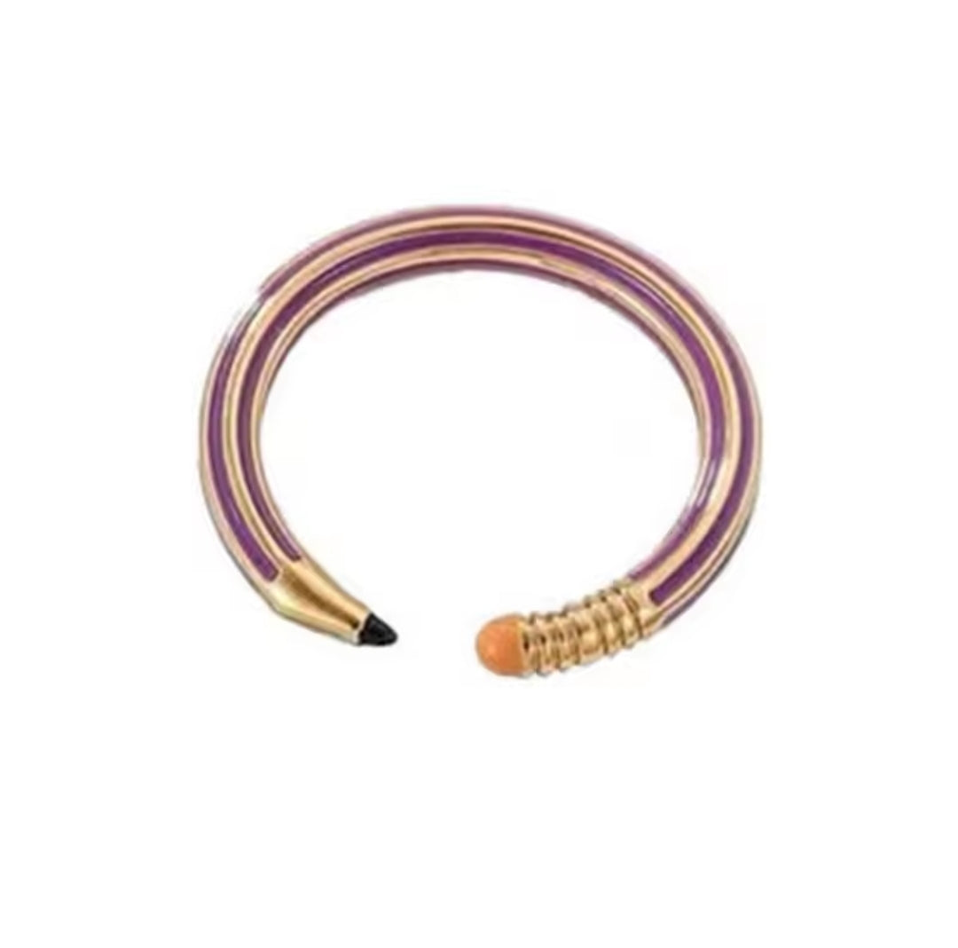 pencil inspired mini ring knuckle cuff