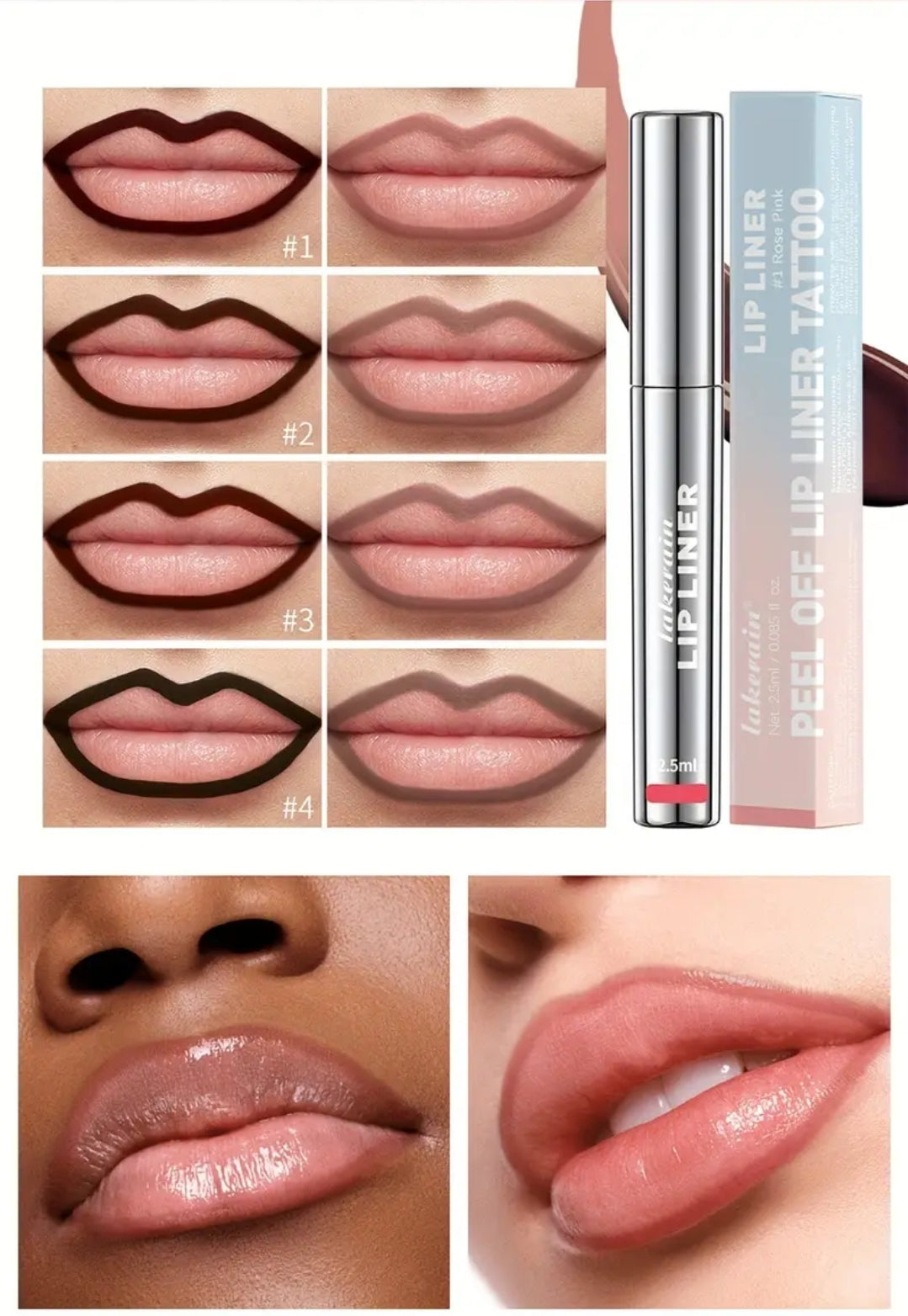 Tattoo Peel Off Lip Liner Stain Lipstick