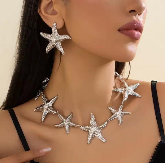 Seastarr necklace earrings set fashion accessories jewelry