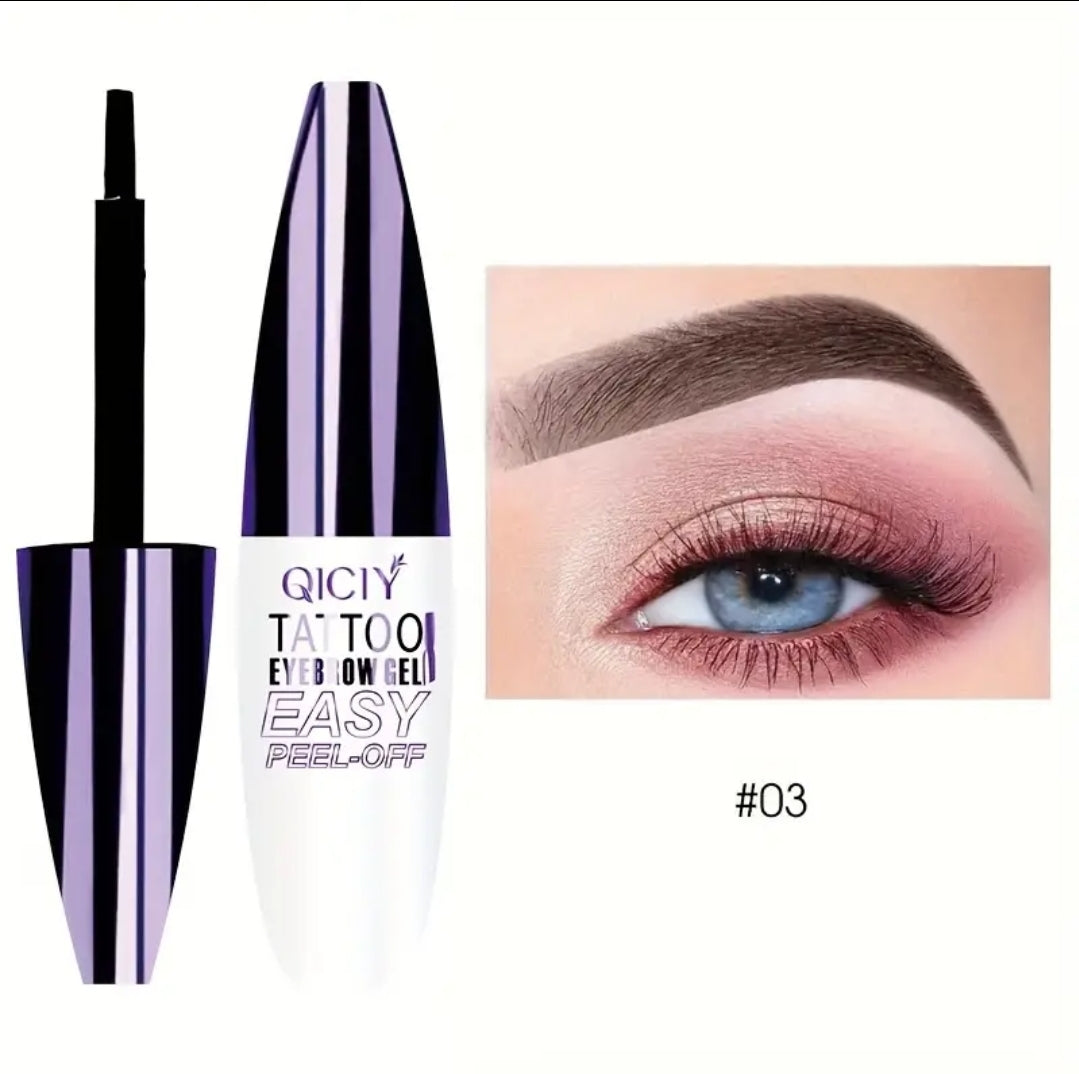 Tattoo easy peel off eyebrow tint