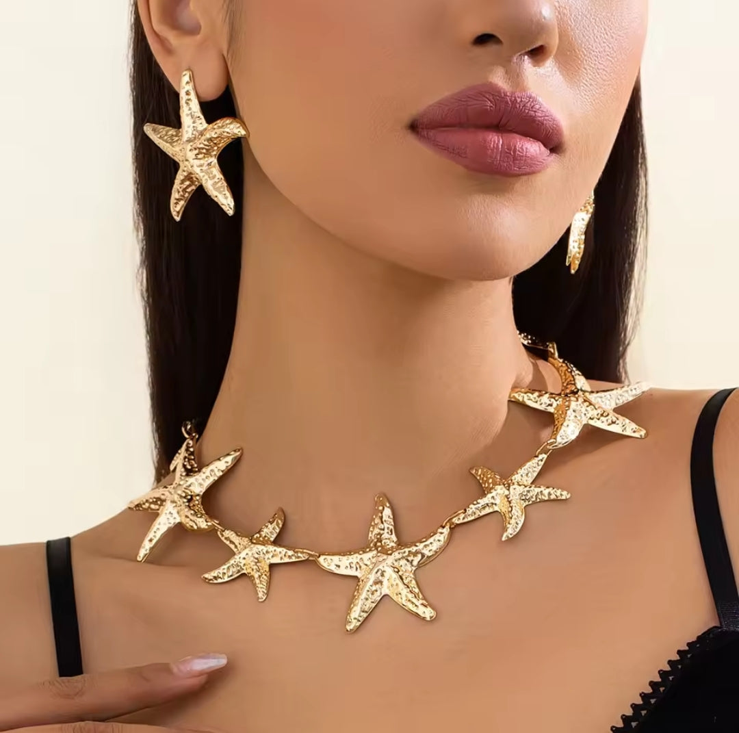 Seastarr necklace earrings set fashion accessories jewelry