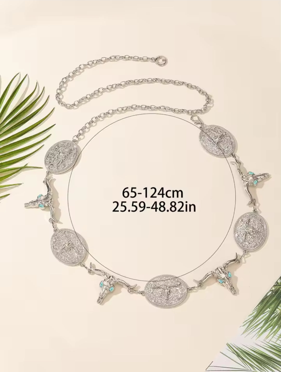 Cowboy Chain Belt Rodeo accessories jewelry gifts