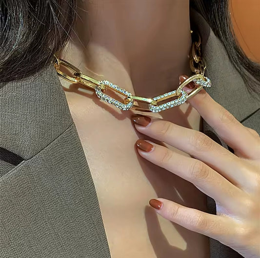 Fashion statement necklace chain jewelry