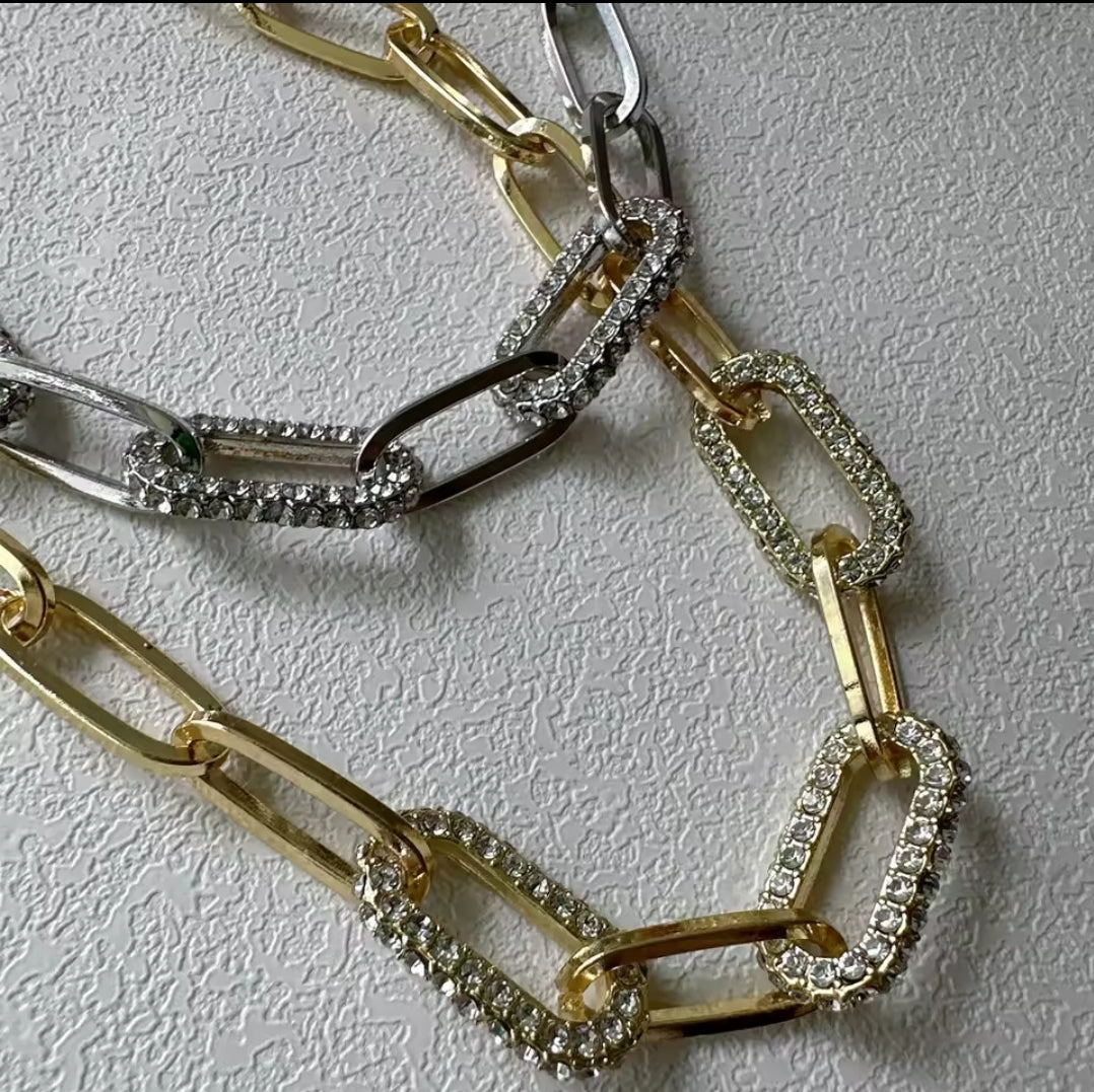 Fashion statement necklace chain jewelry