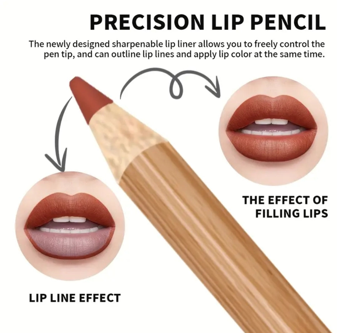 Lipstick Lip Liner pencil makeup set