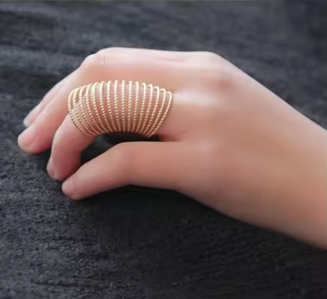Punk Style Coil Ring Jewelry Women Gifts Accessories
