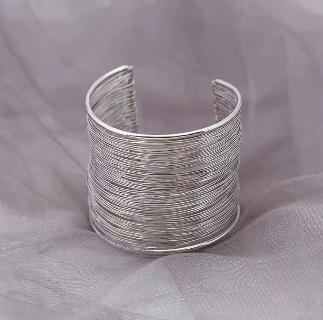 Retro multilayer cuff bracelet