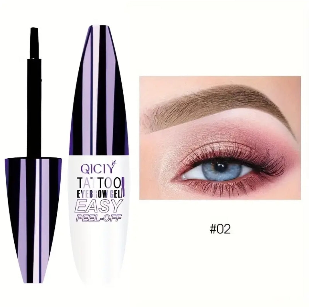 Tattoo easy peel off eyebrow tint