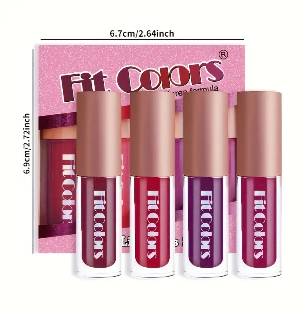 Glitter Lipstick Gloss Makeup Set