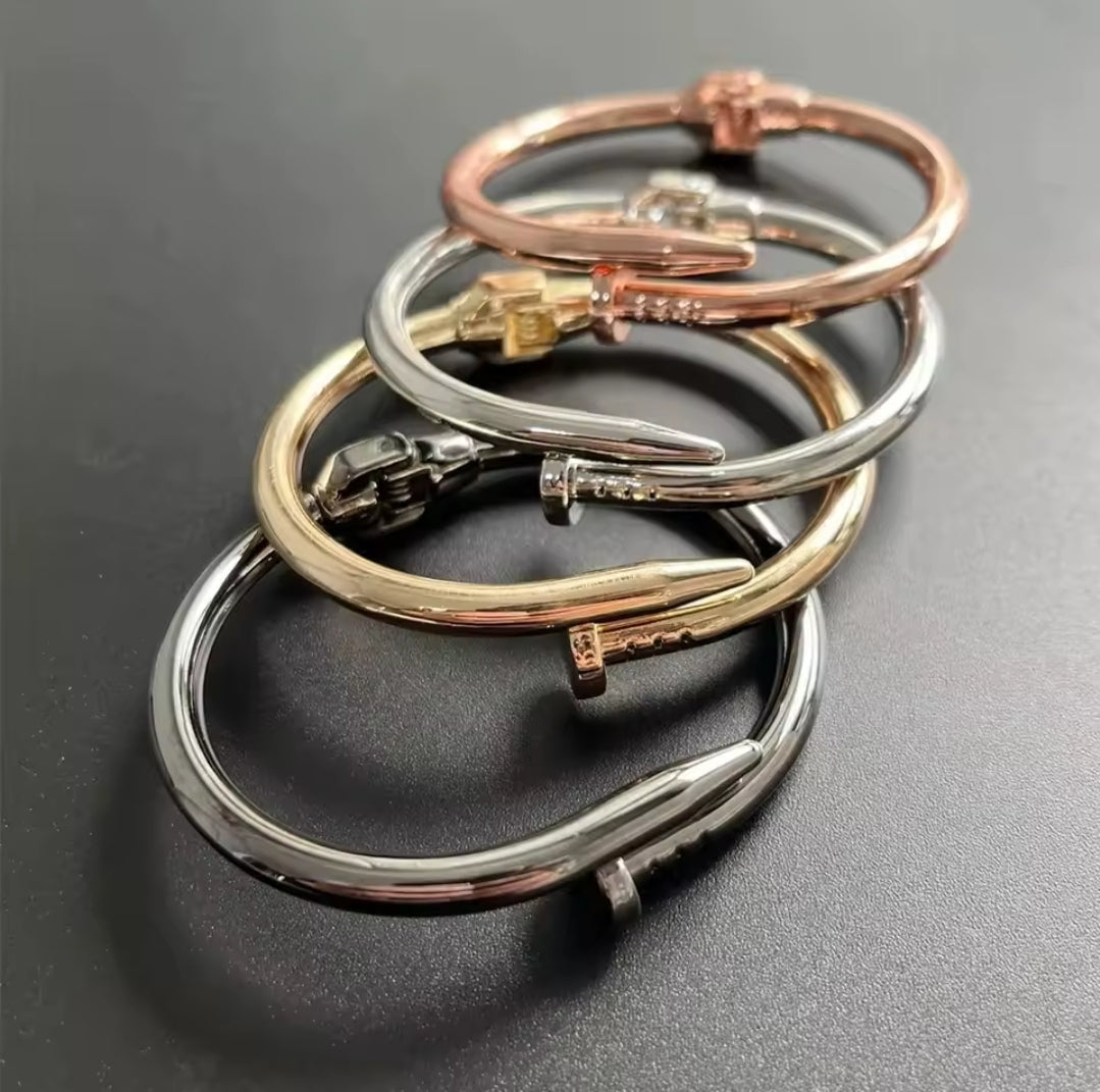 Fashion style Nail inspired cuff bracelet