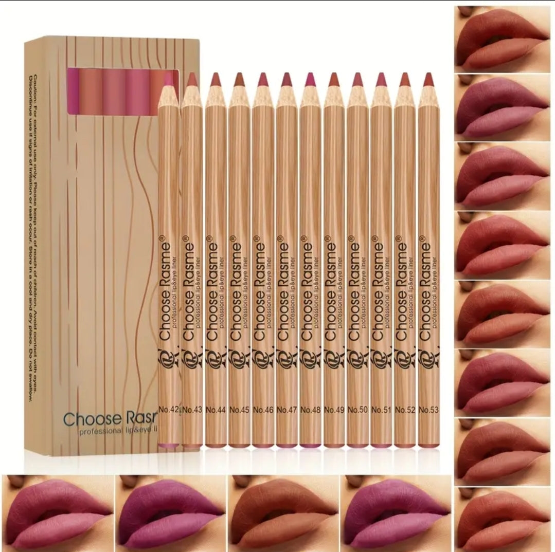 Lipstick Lip Liner pencil makeup set