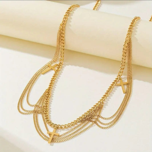 Boho Chain Cross Waist Chain Belt jewelry Accessories
