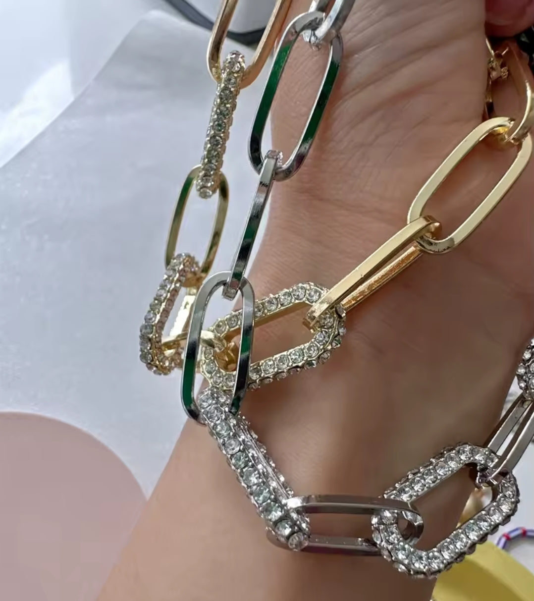 Fashion statement necklace chain jewelry