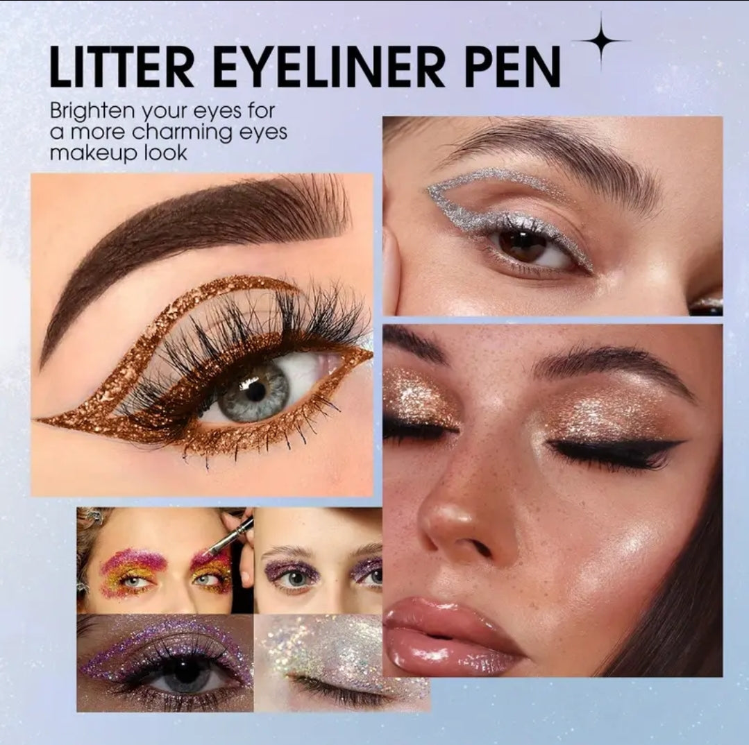 Glitter Eyeliner gel Makeup