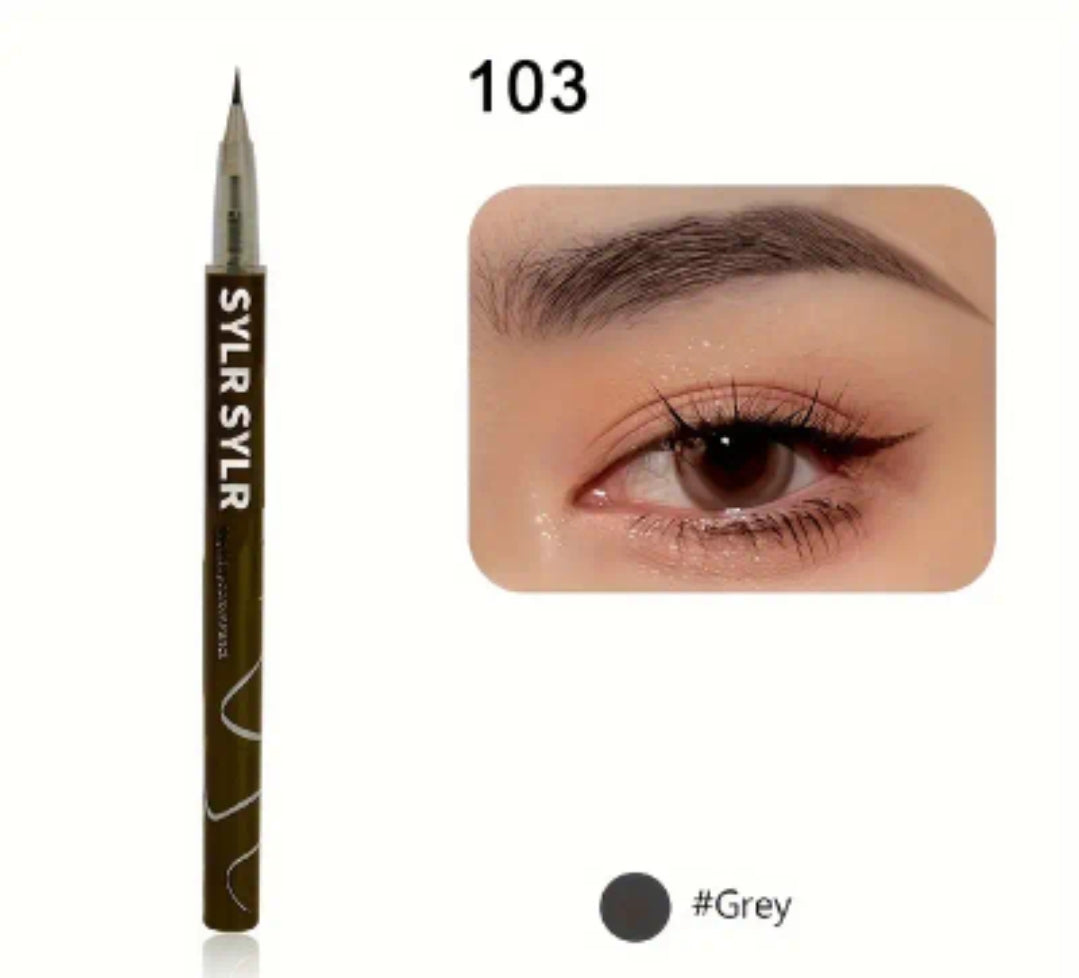 Precision eyebrow pen natural hair pen waterproof sweatproof long lasting natural hair strokes