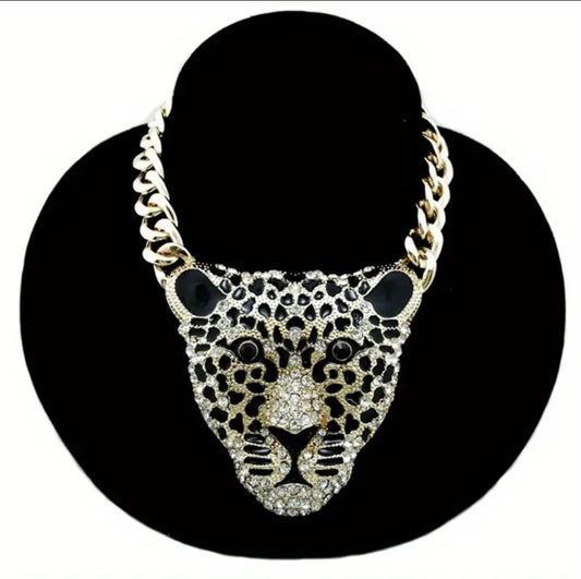 Punk Style Leopard Chain Necklace jewelry gifts accessories