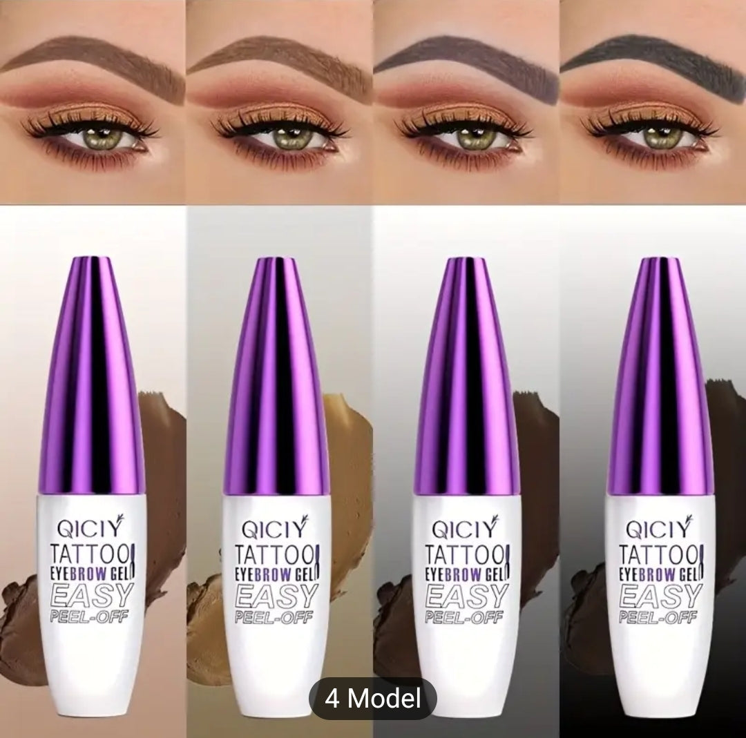 Tattoo easy peel off eyebrow tint