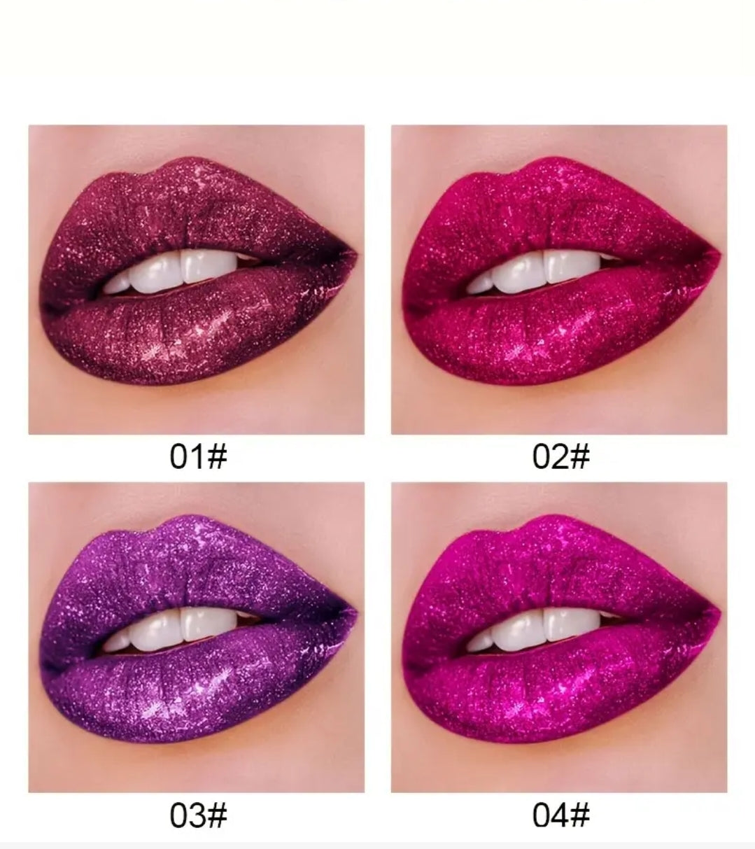 Glitter Lipstick Gloss Makeup Set