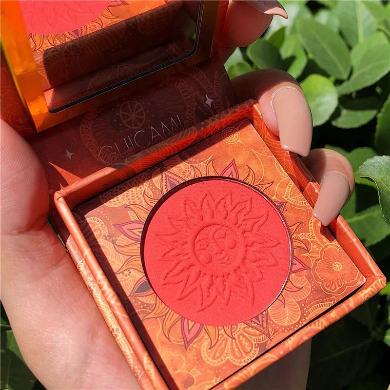 Bronzer Blush Palette Face Makeup Baked Cheek Color Blusher Professional paleta de blush