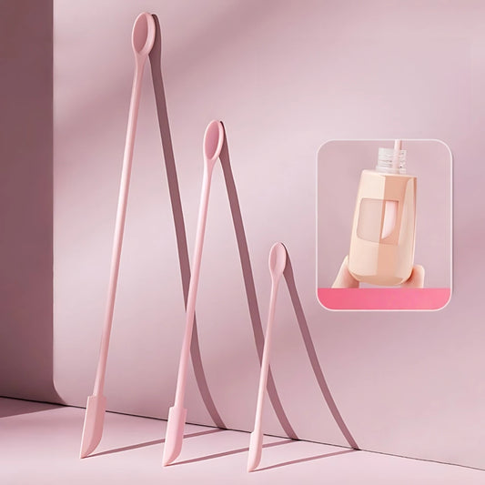 3-Piece Set of Multi-Size Mini Cosmetic Scrapers, Used for Scraping Cosmetics, to Get the Last Drop of Lotion or Cream from Narrow Bottles and Cans, Small Scrapers
