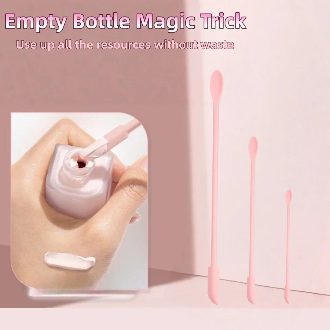 3-Piece Set of Multi-Size Mini Cosmetic Scrapers, Used for Scraping Cosmetics, to Get the Last Drop of Lotion or Cream from Narrow Bottles and Cans, Small Scrapers