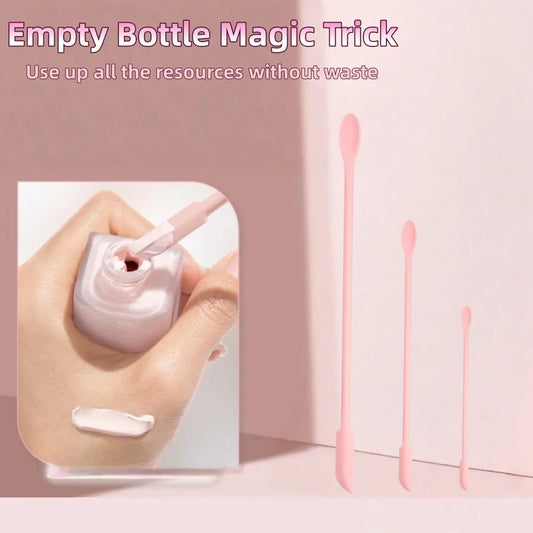 3-Piece Set of Multi-Size Mini Cosmetic Scrapers, Used for Scraping Cosmetics, to Get the Last Drop of Lotion or Cream from Narrow Bottles and Cans, Small Scrapers