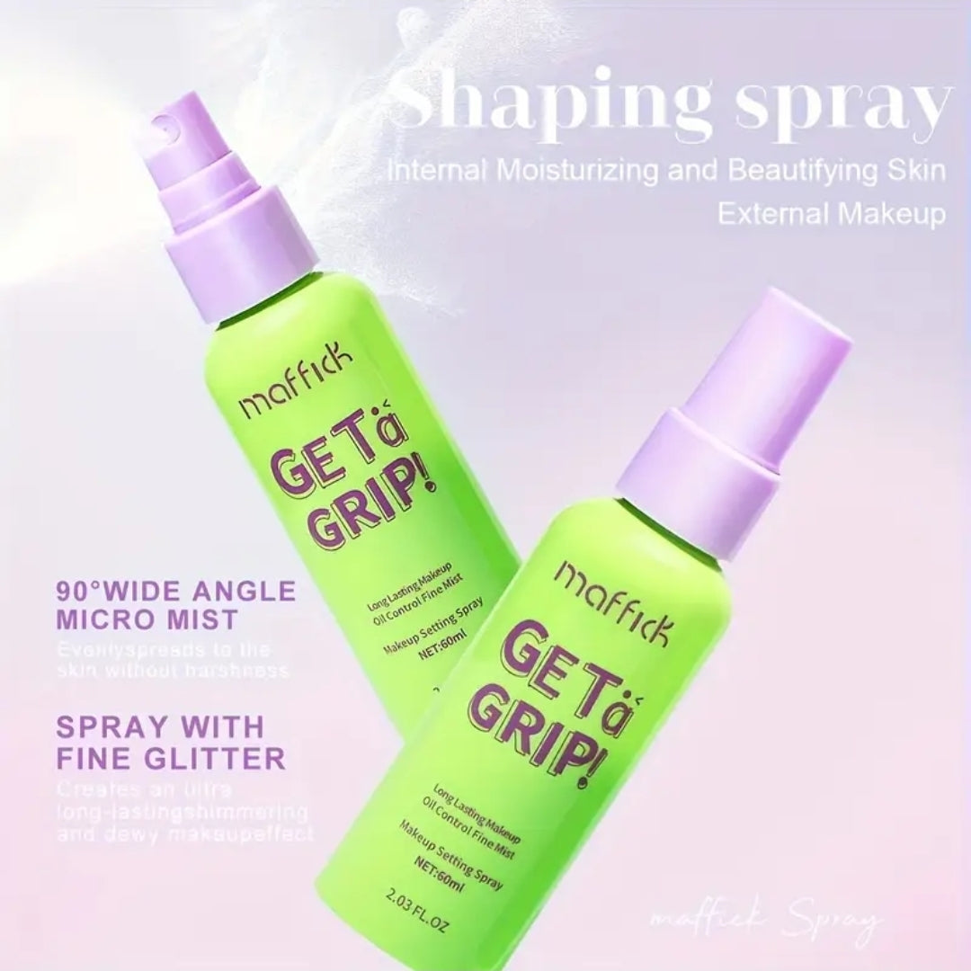 Get a Grip makeup setting spray mask proof makeup