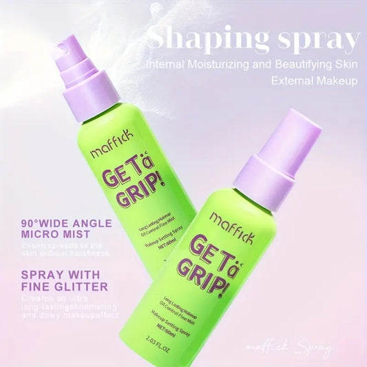 Get a Grip makeup setting spray mask proof makeup