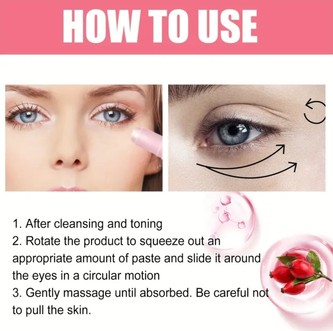 Rosehip hyaluronic acid eye balm stick cream