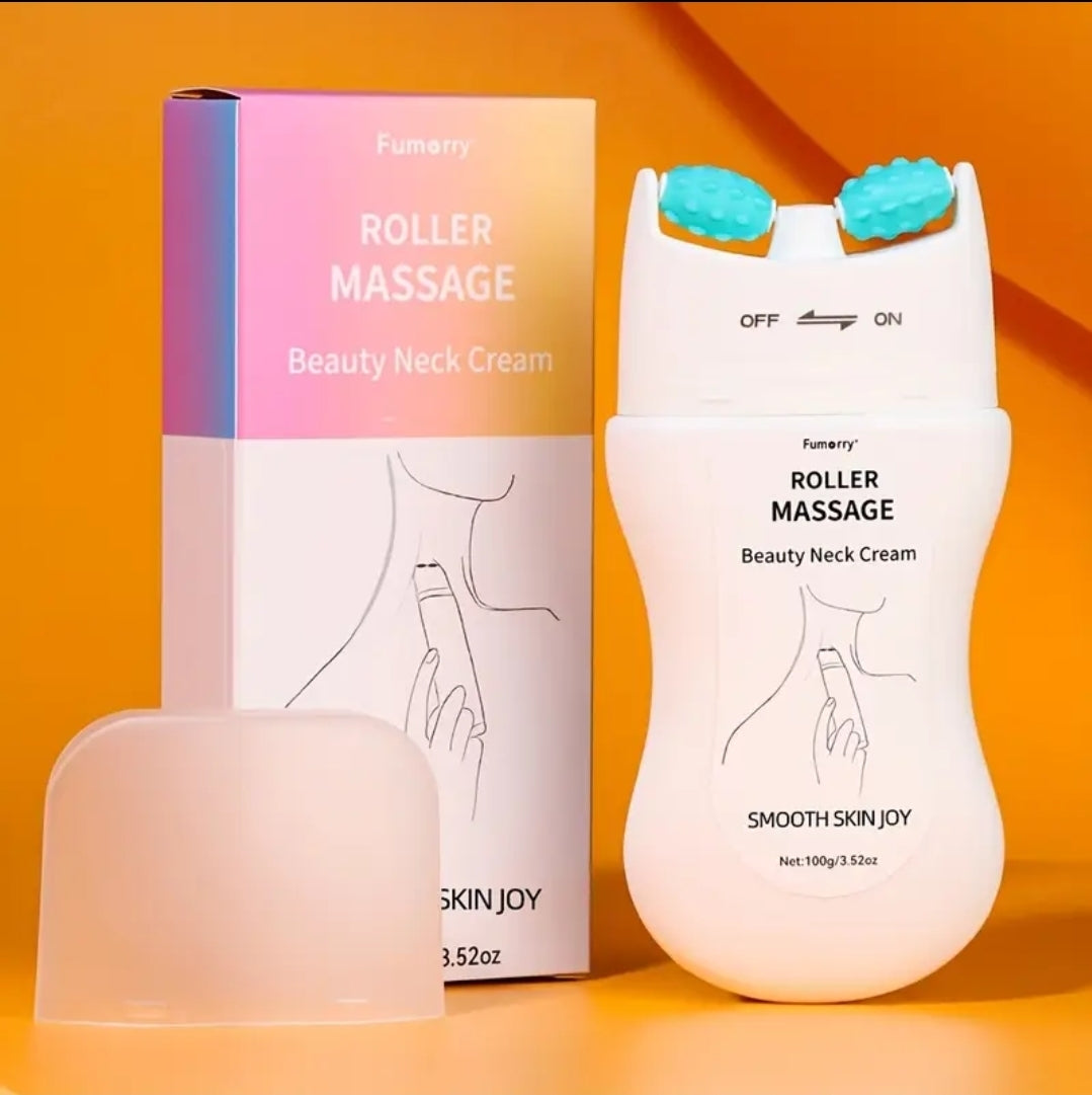 Roller neck massage cream hyaluronic acid,shea butter, witch hazel, firming skincare