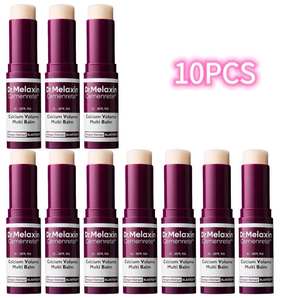 1-10PCS Dr.Melaxin Calcium Volume Multi Balm Collagen Moisturizing cream Fades Fine Lines Enhance Skin Elasticity Not Greasy Facial Glowing