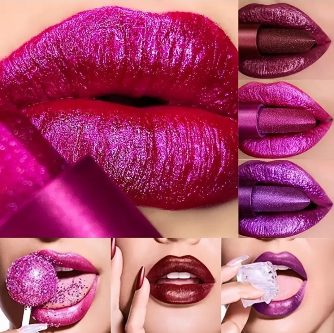 Glitter Lipstick Gloss Makeup Set