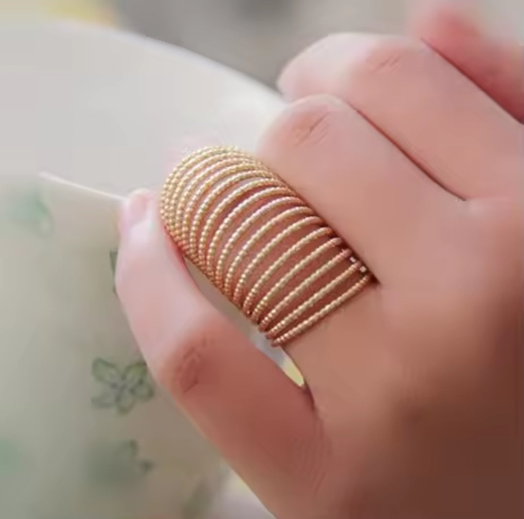 Punk Style Coil Ring Jewelry Women Gifts Accessories