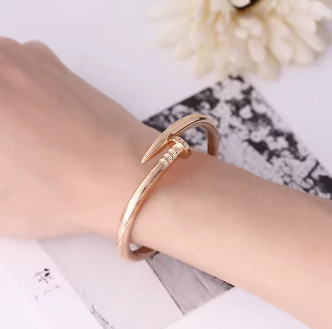Fashion style Nail inspired cuff bracelet