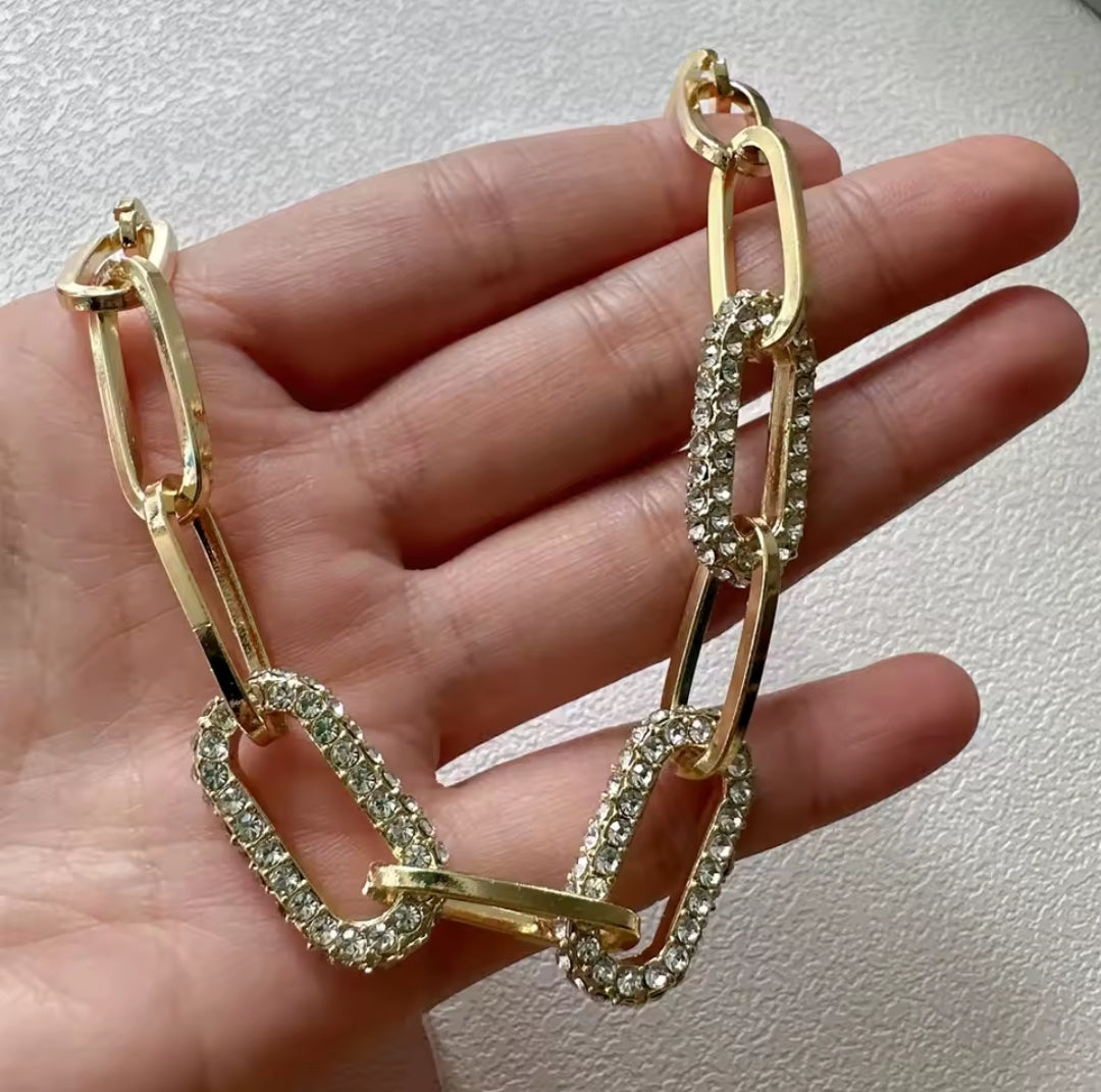 Fashion statement necklace chain jewelry