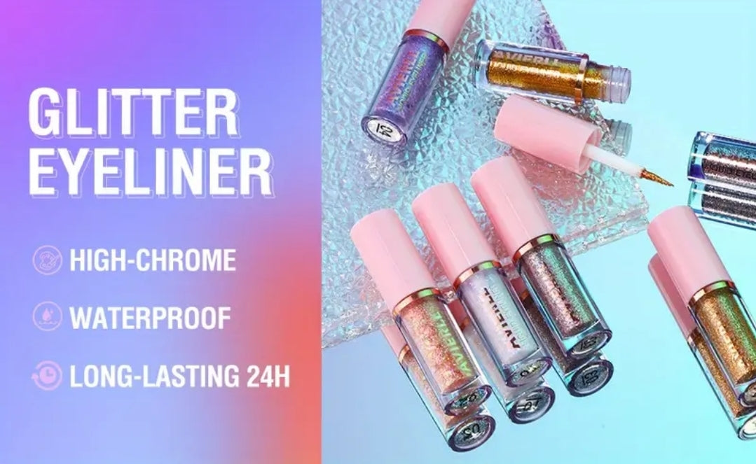 Glitter Eyeliner gel Makeup