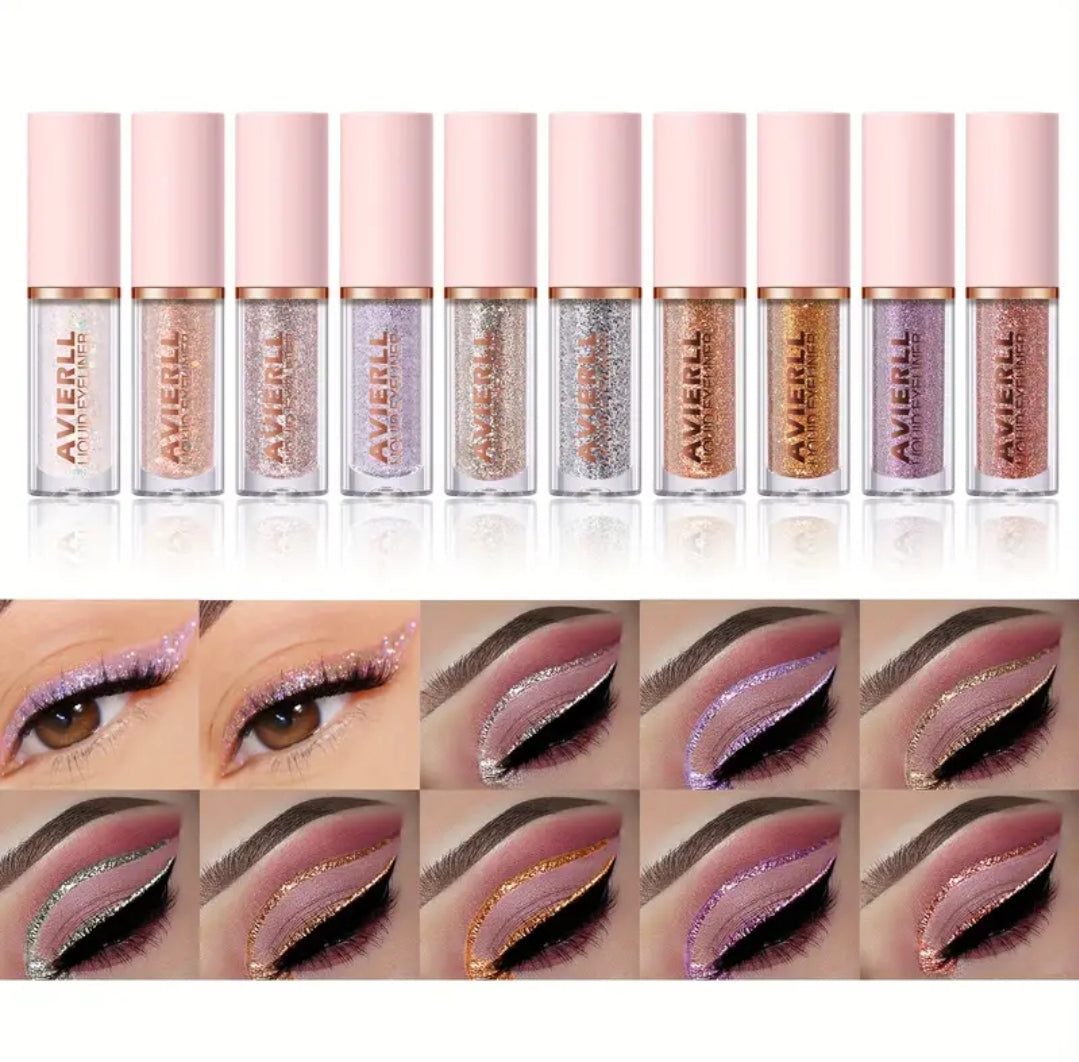 Glitter Eyeliner gel Makeup