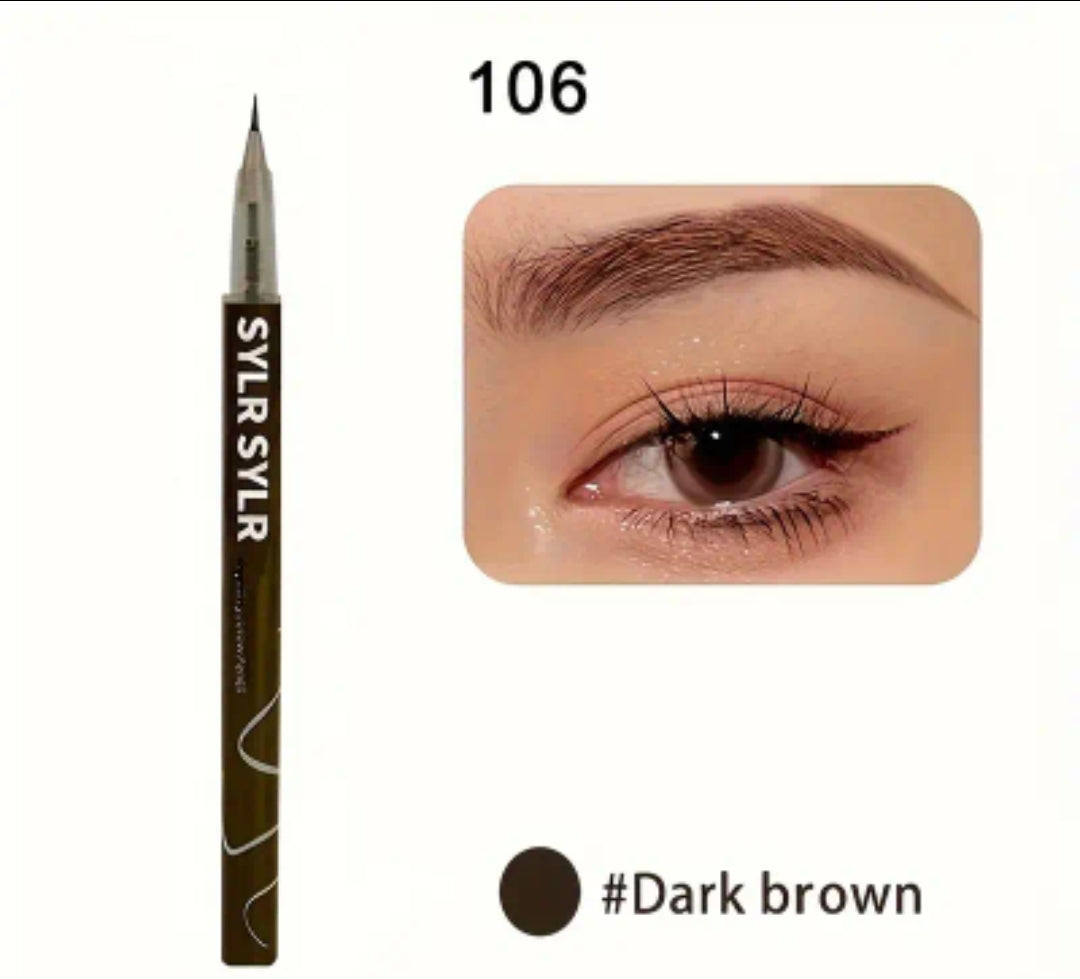 Precision eyebrow pen natural hair pen waterproof sweatproof long lasting natural hair strokes