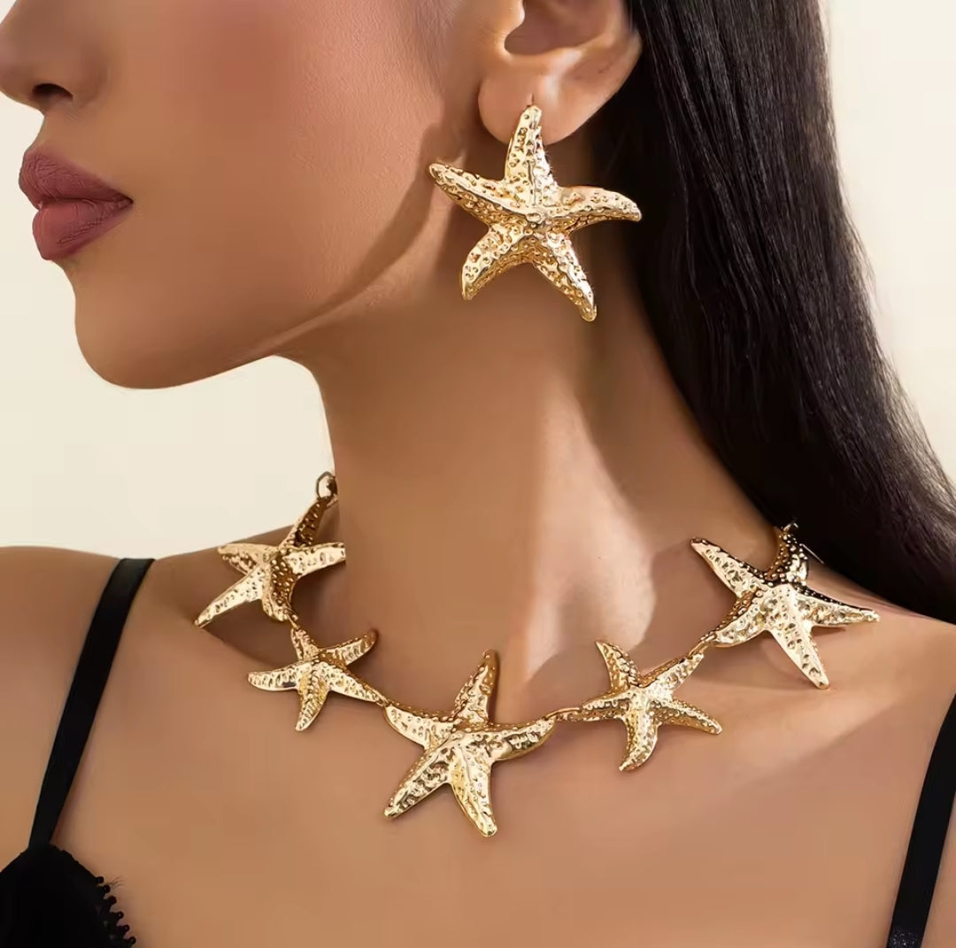 Seastarr necklace earrings set fashion accessories jewelry