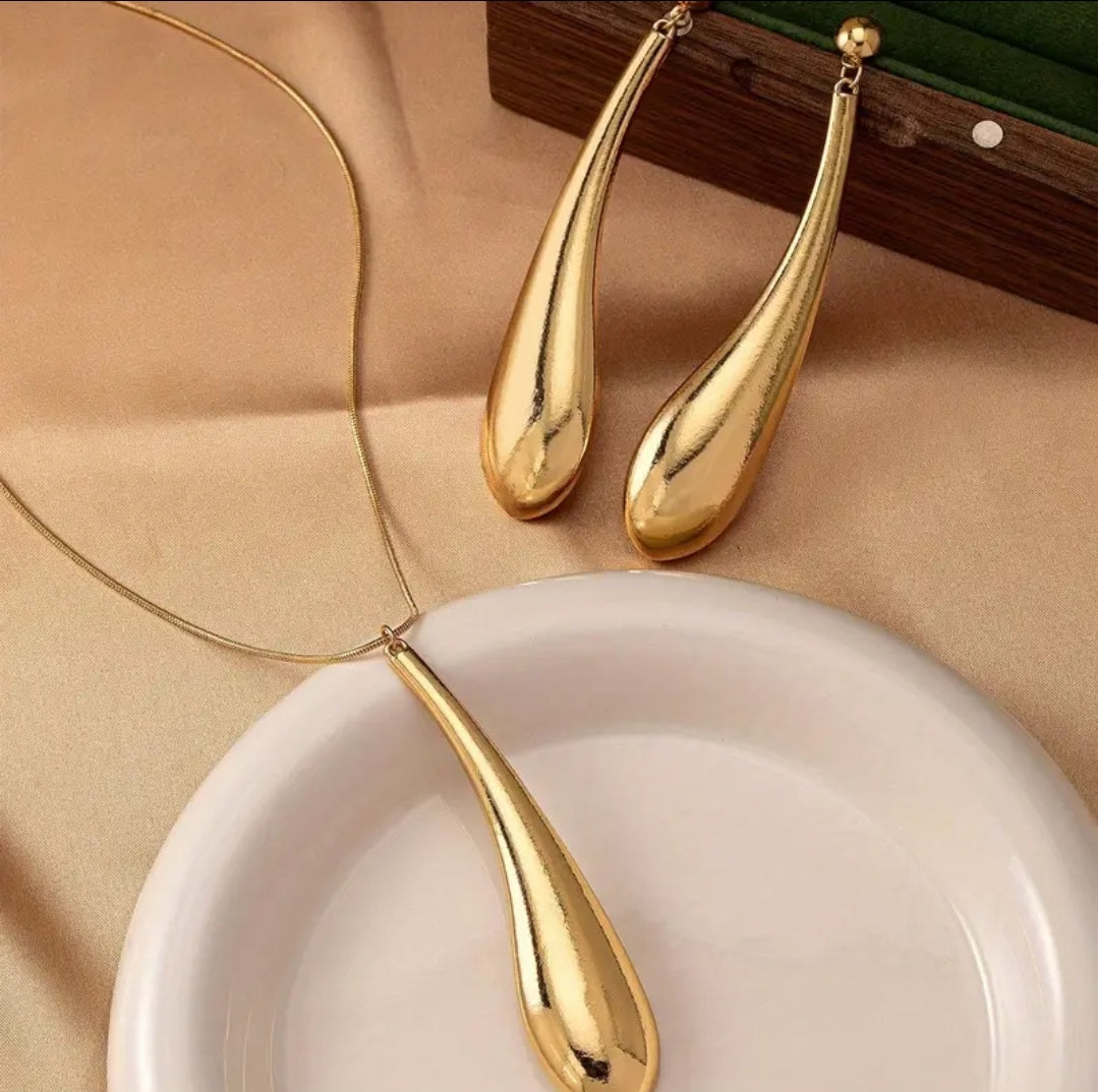 Statement Dangle Drop Necklace Chain