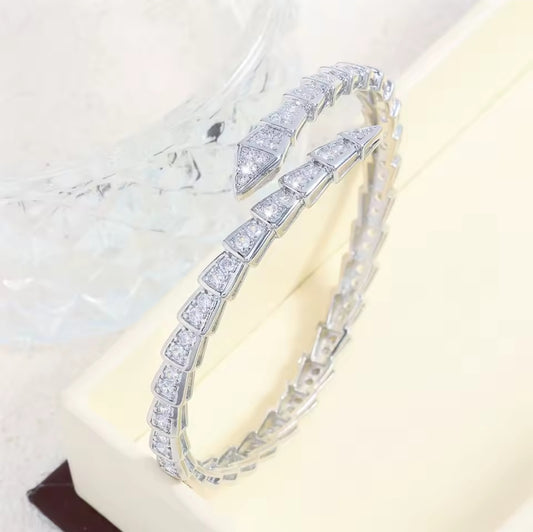 Snake inspired cuff bracelet women jewelry accessories