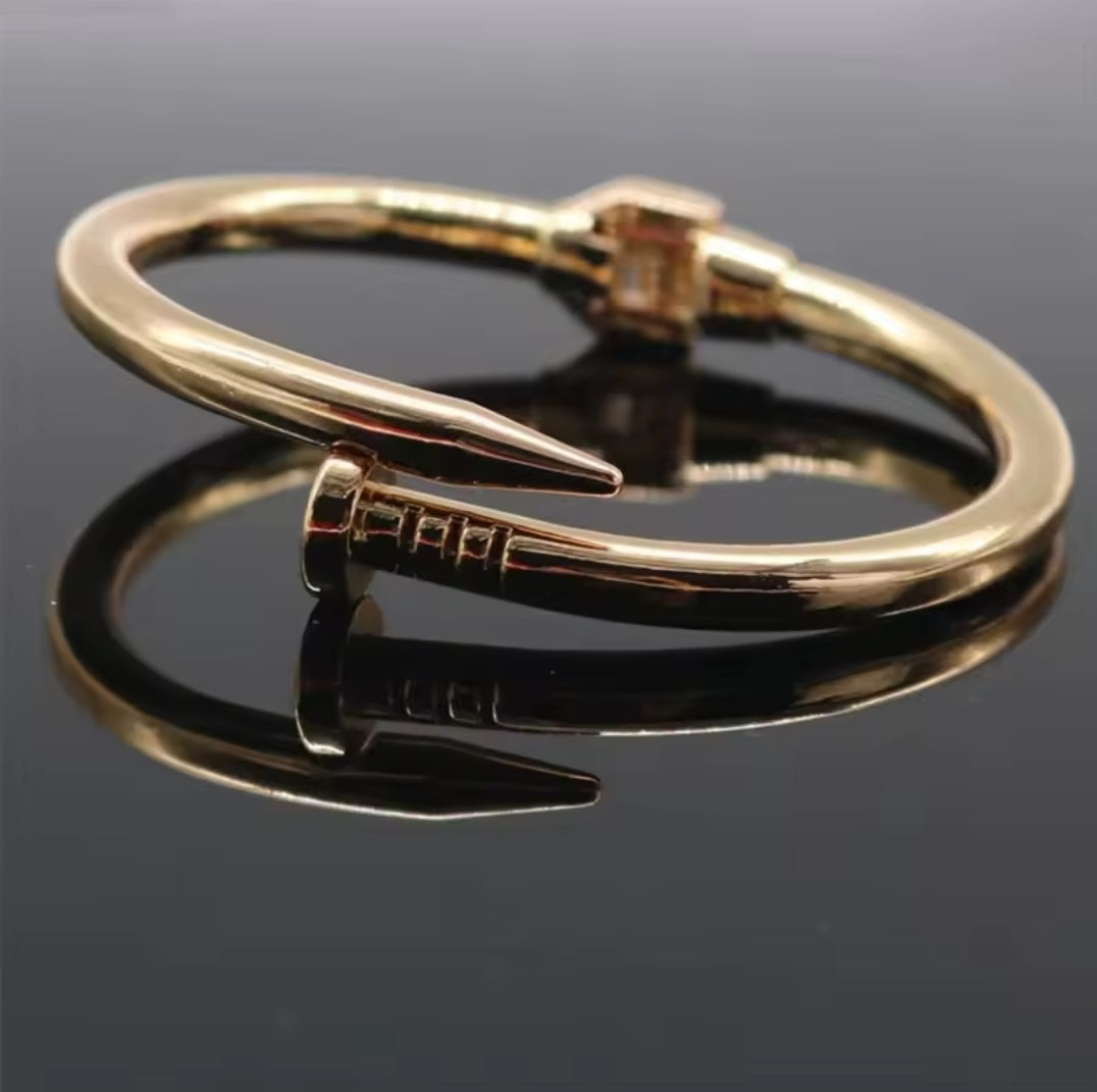 Fashion style Nail inspired cuff bracelet