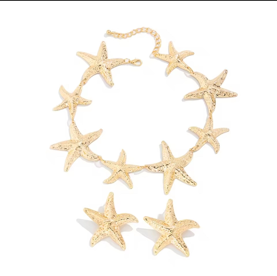 Seastarr necklace earrings set fashion accessories jewelry